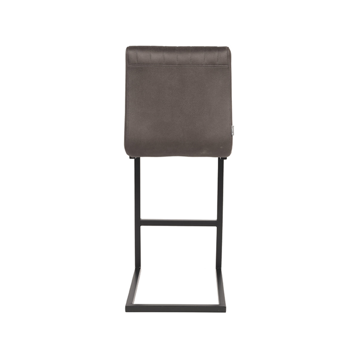 LABEL51 Barkruk Milo - Antraciet - Microfiber - Zithoogte 65 van LABEL51 – Luxe comfort op maat van PureWonen. Vraag naar de beste prijs.