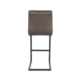 LABEL51 Barkruk Milo - Antraciet - Microfiber - Zithoogte 65 van LABEL51 – Luxe comfort op maat van PureWonen. Vraag naar de beste prijs.