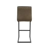 LABEL51 Barkruk Milo - Army green - Microfiber - Zithoogte 65 van LABEL51 – Luxe comfort op maat van PureWonen. Vraag naar de beste prijs.