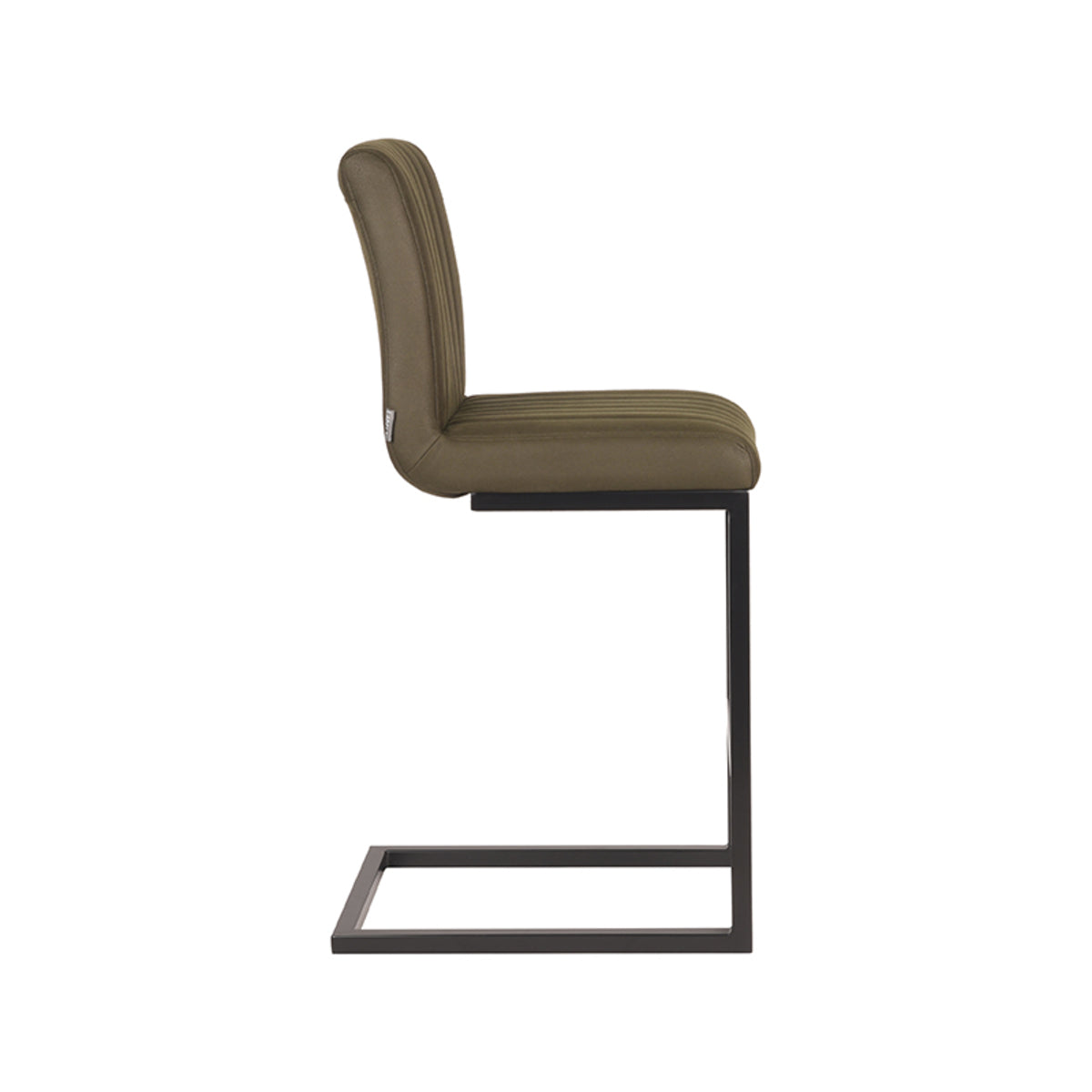LABEL51 Barkruk Milo - Army green - Microfiber - Zithoogte 65 van LABEL51 – Luxe comfort op maat van PureWonen. Vraag naar de beste prijs.