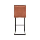 LABEL51 Barkruk Milo - Cognac - Microfiber - Zithoogte 65 van LABEL51 – Luxe comfort op maat van PureWonen. Vraag naar de beste prijs.