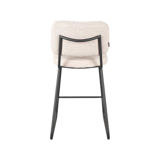 LABEL51 Barkruk Noah - Naturel - Boucle - Zithoogte 65 van LABEL51 - laagste prijs offerte van PureWonen