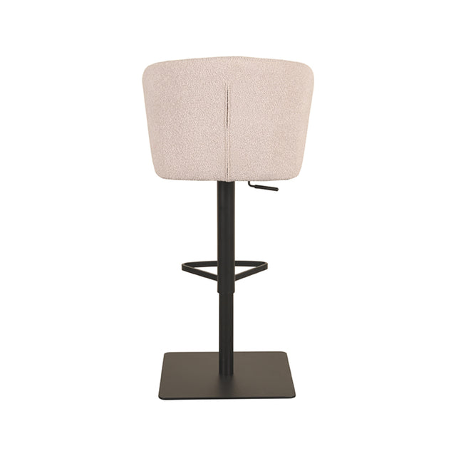 LABEL51 Barkruk Wave - Naturel - Boucle - Gaslift van LABEL51 - laagste prijs offerte van PureWonen
