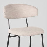 LABEL51 Barkruk Zack - Naturel - Boucle - Zithoogte 78 van LABEL51 – Luxe comfort op maat van PureWonen. Vraag naar de beste prijs.
