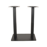 LABEL51 Bartafel Tafelpoot Dubbel - Zwart - Metaal - Dubbel - 92 cm van LABEL51 - laagste prijs offerte van PureWonen