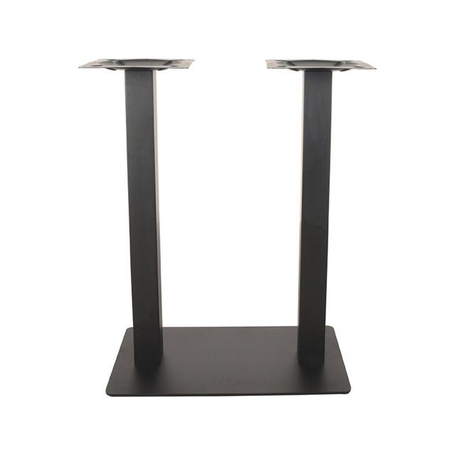 LABEL51 Bartafel Tafelpoot Dubbel - Zwart - Metaal - Dubbel - 92 cm van LABEL51 - laagste prijs offerte van PureWonen