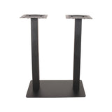 LABEL51 Bartafel Tafelpoot Dubbel - Zwart - Metaal - Dubbel - 92 cm van LABEL51 - laagste prijs offerte van PureWonen