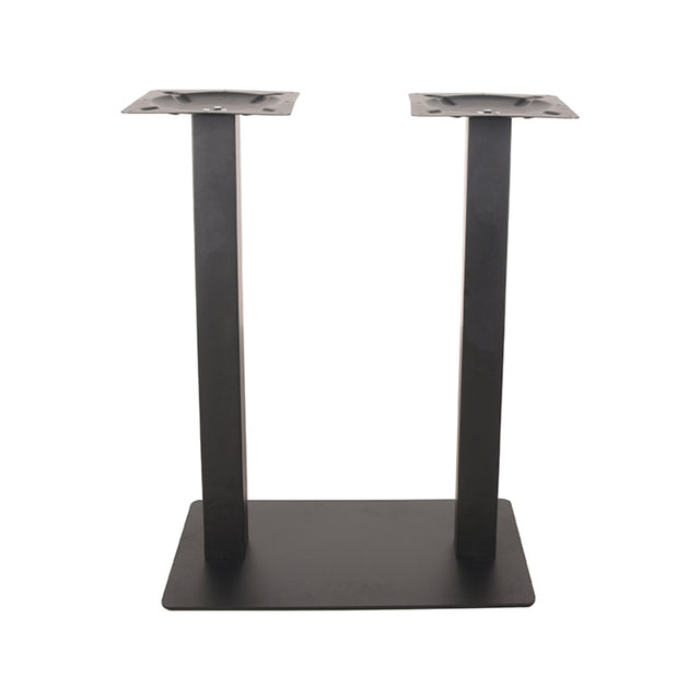 LABEL51 Bartafel Tafelpoot Dubbel - Zwart - Metaal - Dubbel - 92 cm van LABEL51 - laagste prijs offerte van PureWonen