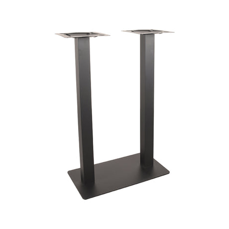 LABEL51 Bartafel Tafelpoot Dubbel - Zwart - Metaal - Dubbel - 108 cm van LABEL51 - laagste prijs offerte van PureWonen