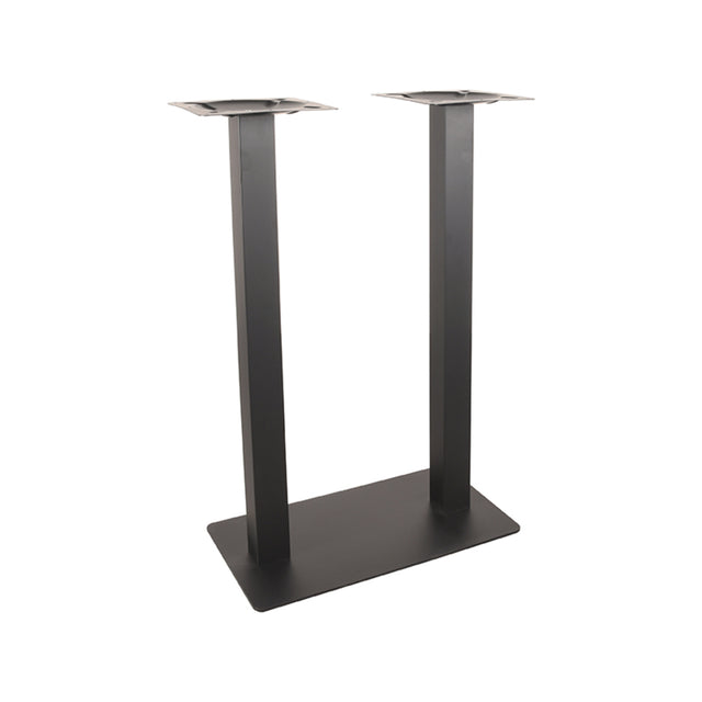 LABEL51 Bartafel Tafelpoot Dubbel - Zwart - Metaal - Dubbel - 108 cm van LABEL51 - laagste prijs offerte van PureWonen
