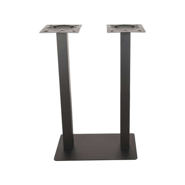 LABEL51 Bartafel Tafelpoot Dubbel - Zwart - Metaal - Dubbel - 108 cm van LABEL51 - laagste prijs offerte van PureWonen