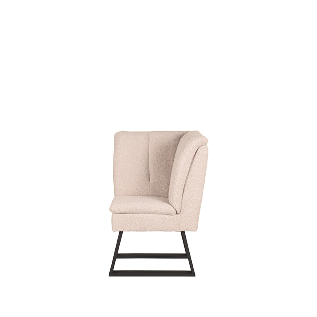 LABEL51 Eetkamerbank Modula - Naturel - Boucle - Hoek van LABEL51 – Luxe comfort op maat van PureWonen. Vraag naar de beste prijs.