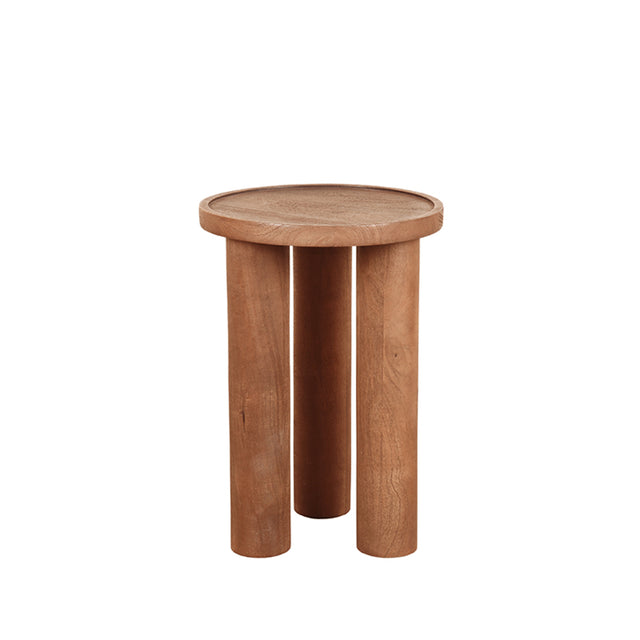 LABEL51 Bijzettafel Elly - Nature - Mangohout - 42 cm van LABEL51 – Luxe comfort op maat van PureWonen. Vraag naar de beste prijs.