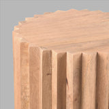 LABEL51 Bijzettafel Novan - Nature - Mangohout - 35 cm van LABEL51 - laagste prijs offerte van PureWonen
