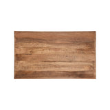 LABEL51 Eetkamertafel Tafelblad Straight Edge - Rough - Mangohout - 120 cm Straight van LABEL51 – Luxe comfort op maat van PureWonen. Vraag naar de beste prijs.