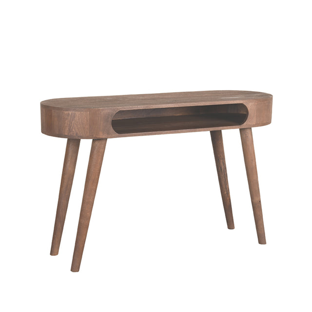 LABEL51 Bureau Bella - Espresso - Mangohout - 120 cm van LABEL51 – Luxe comfort op maat van PureWonen. Vraag naar de beste prijs.