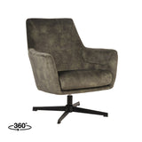 LABEL51 Fauteuil Toby - Hunter - Velours van LABEL51 – Luxe comfort op maat van PureWonen. Vraag naar de beste prijs.