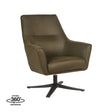 LABEL51 Fauteuil Tod - Army green - Microfiber van LABEL51 – Luxe comfort op maat van PureWonen. Vraag naar de beste prijs.
