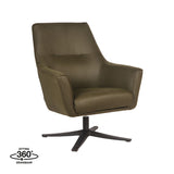 LABEL51 Fauteuil Tod - Army green - Microfiber van LABEL51 – Luxe comfort op maat van PureWonen. Vraag naar de beste prijs.