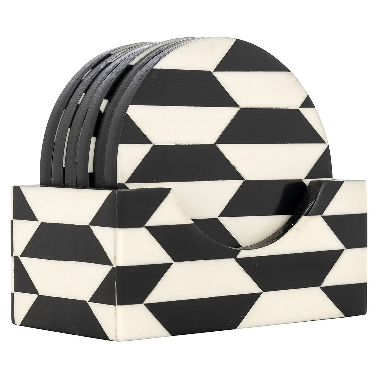 Onderzetters Jula (Black/white) van Richmond Interiors – Luxe comfort op maat van PureWonen. Vraag naar de beste prijs.