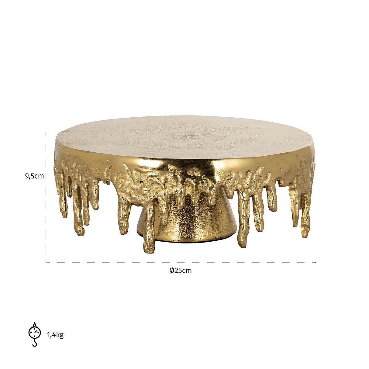 Taartplateau Carmona (Gold) van Richmond Interiors – Luxe comfort op maat van PureWonen. Vraag naar de beste prijs.