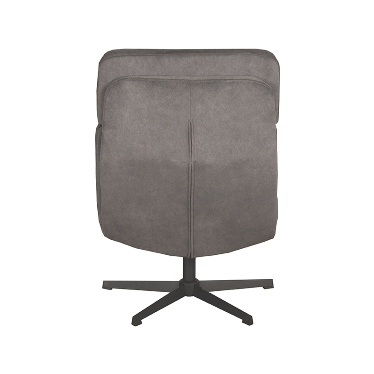 LABEL51 Fauteuil Alvar - Antraciet - Cosmo - Excl. Hocker van LABEL51 – Luxe comfort op maat van PureWonen. Vraag naar de beste prijs.