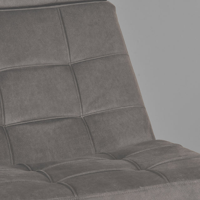 LABEL51 Fauteuil Alvar - Antraciet - Cosmo - Incl. Hocker van LABEL51 – Luxe comfort op maat van PureWonen. Vraag naar de beste prijs.