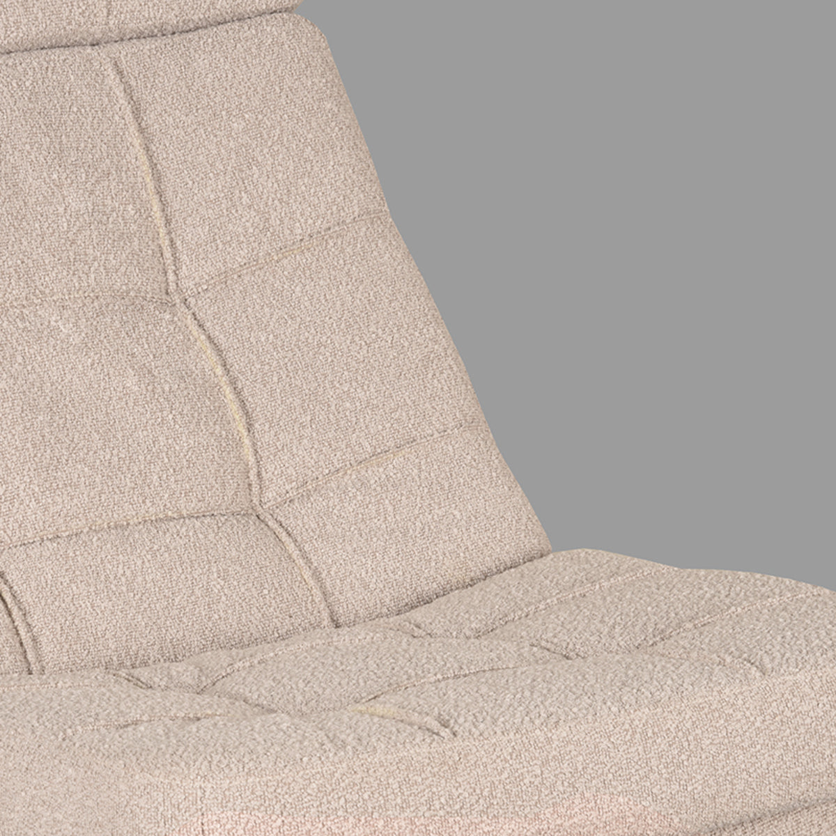 LABEL51 Fauteuil Alvar - Naturel - Boucle - Incl. Hocker van LABEL51 – Luxe comfort op maat van PureWonen. Vraag naar de beste prijs.