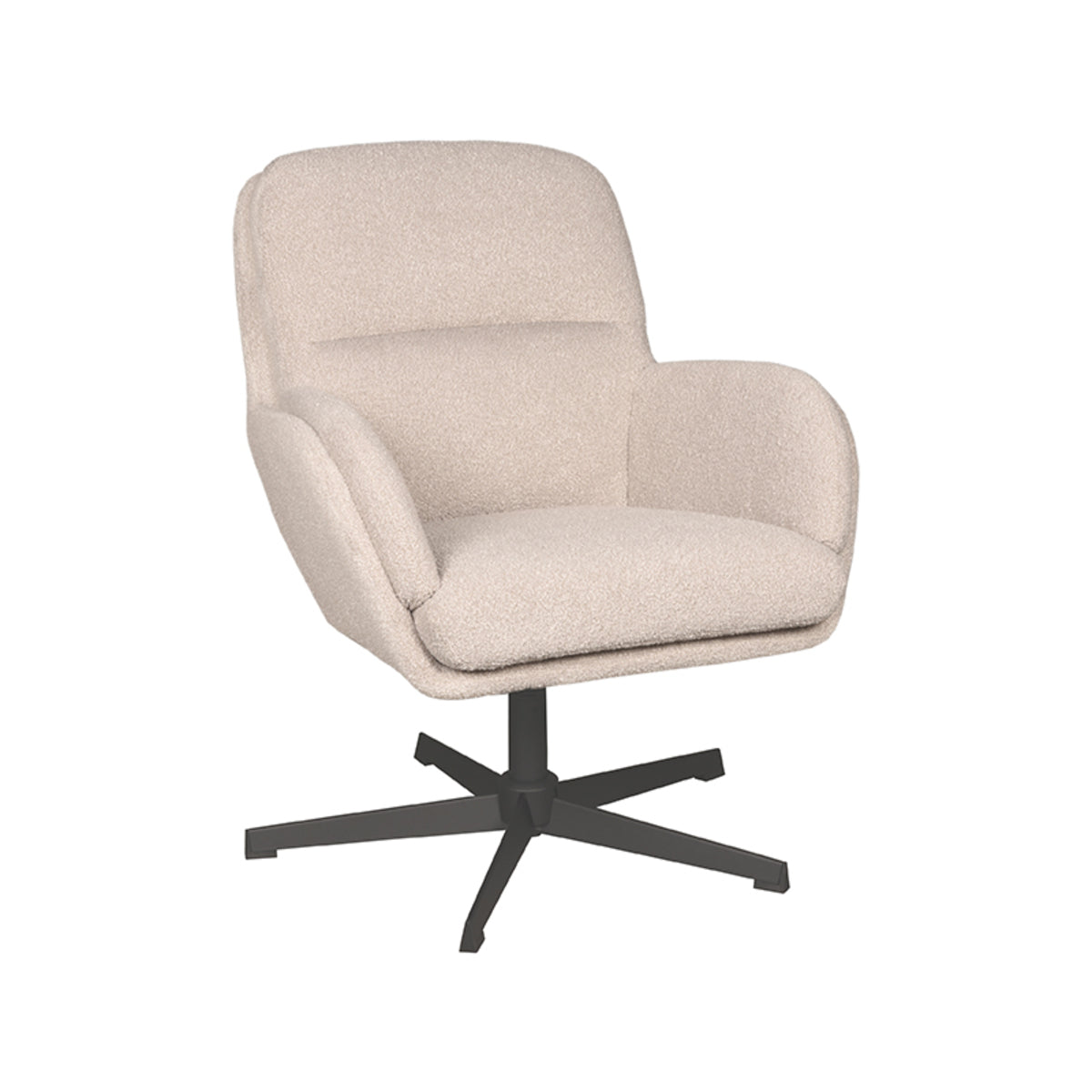 LABEL51 Fauteuil Moss - Naturel - Boucle van LABEL51 – Luxe comfort op maat van PureWonen. Vraag naar de beste prijs.
