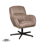 LABEL51 Fauteuil Moss - Taupe - Micro Suede van LABEL51 – Luxe comfort op maat van PureWonen. Vraag naar de beste prijs.