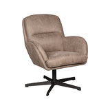 LABEL51 Fauteuil Moss - Taupe - Micro Suede van LABEL51 – Luxe comfort op maat van PureWonen. Vraag naar de beste prijs.