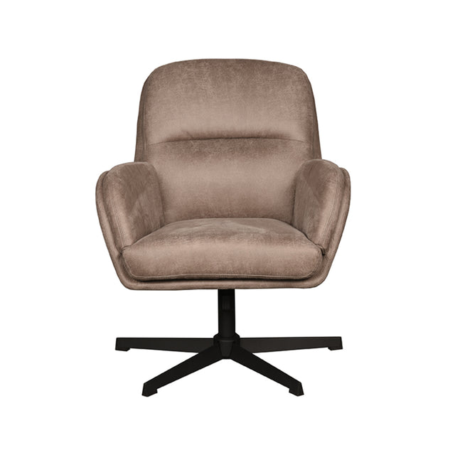 LABEL51 Fauteuil Moss - Taupe - Micro Suede van LABEL51 – Luxe comfort op maat van PureWonen. Vraag naar de beste prijs.