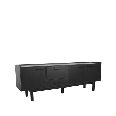 LABEL51 Dressoir Cali - Zwart - Eiken - Dressoir van LABEL51 - laagste prijs offerte van PureWonen