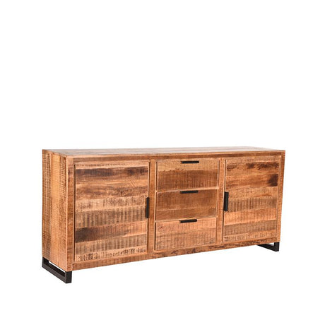 LABEL51 Dressoir Glasgow - Rough - Mangohout - Dressoir van LABEL51 – Luxe comfort op maat van PureWonen. Vraag naar de beste prijs.