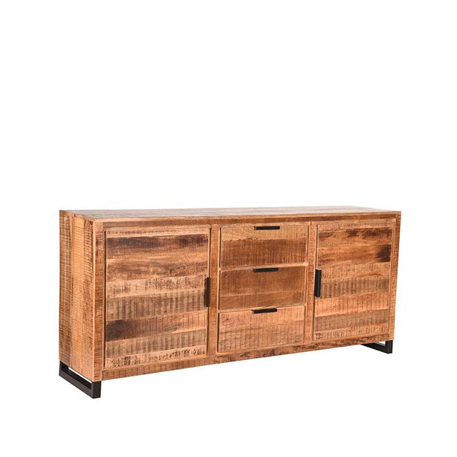 LABEL51 Dressoir Glasgow - Rough - Mangohout - Dressoir van LABEL51 – Luxe comfort op maat van PureWonen. Vraag naar de beste prijs.