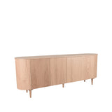 LABEL51 Dressoir Oliva - Naturel - Eiken - Dressoir 220 cm van LABEL51 – Luxe comfort op maat van PureWonen. Vraag naar de beste prijs.