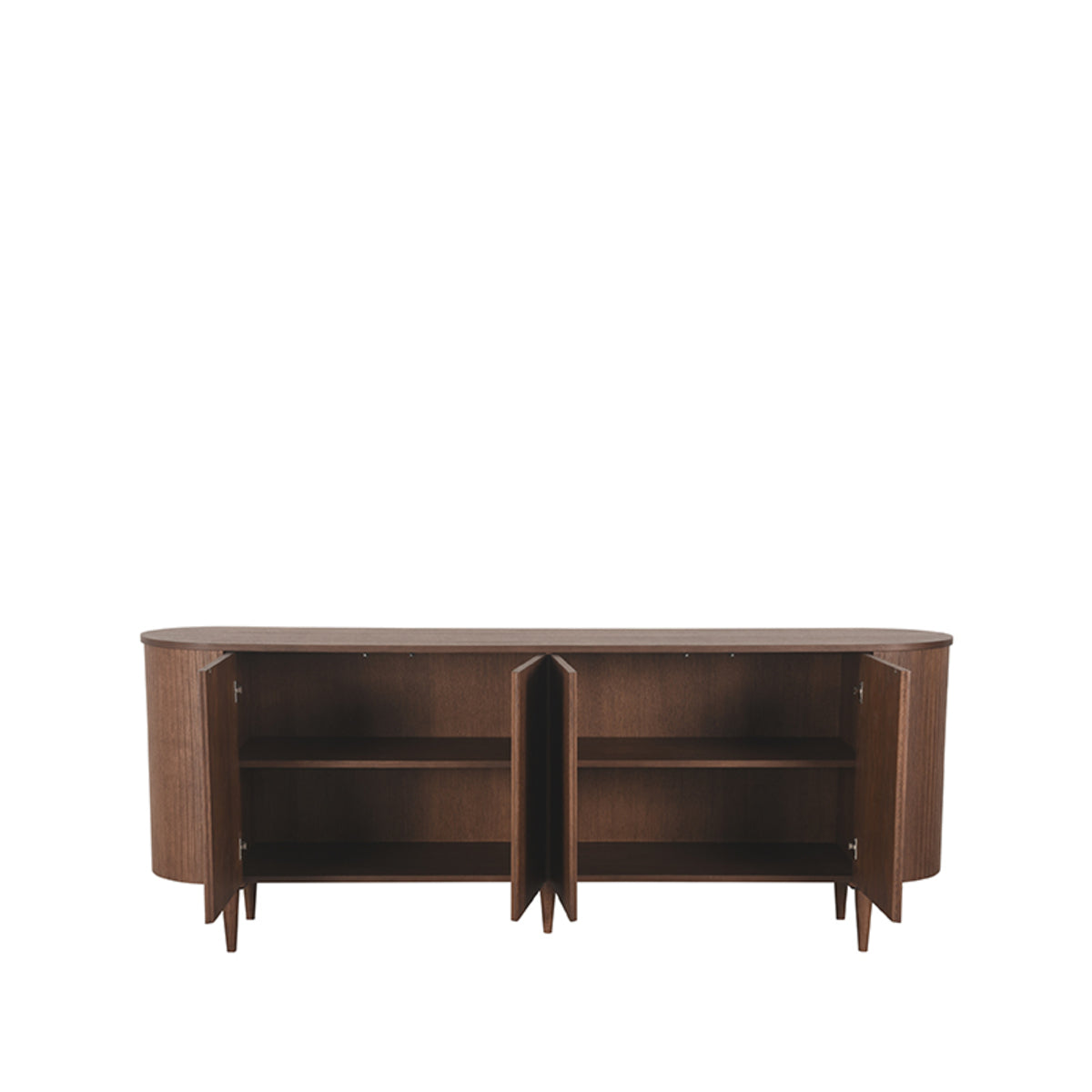 LABEL51 Dressoir Oliva - Walnoot - Eiken - Dressoir 220 cm van LABEL51 – Luxe comfort op maat van PureWonen. Vraag naar de beste prijs.