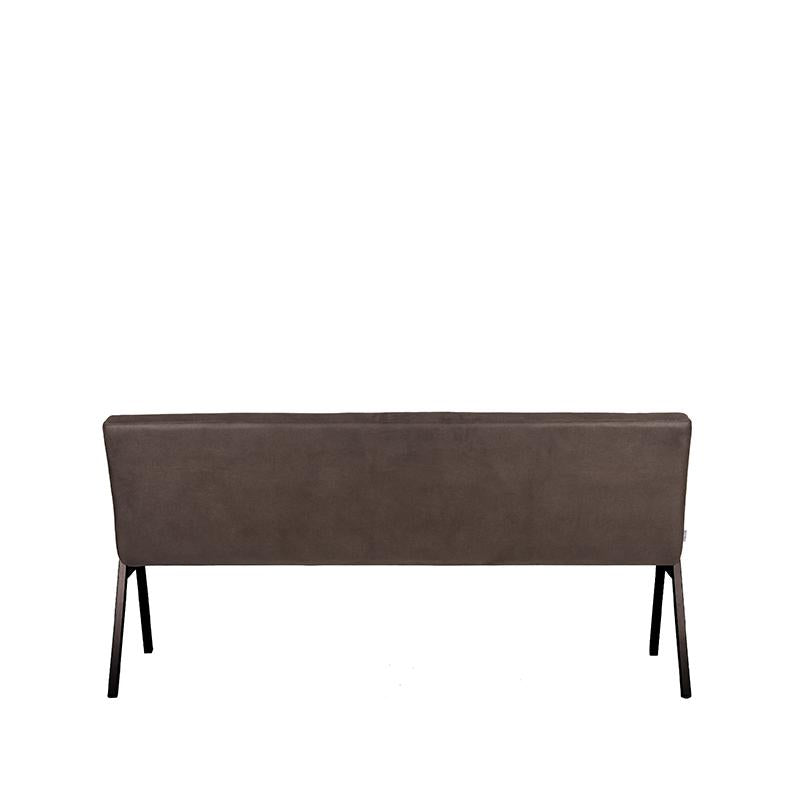 LABEL51 Eetkamerbank Matz - Antraciet - Microfiber - 175 cm van LABEL51 – Luxe comfort op maat van PureWonen. Vraag naar de beste prijs.