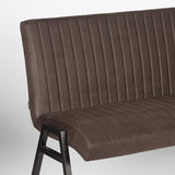 LABEL51 Eetkamerbank Matz - Antraciet - Microfiber - 175 cm van LABEL51 – Luxe comfort op maat van PureWonen. Vraag naar de beste prijs.