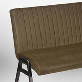 LABEL51 Eetkamerbank Matz - Army green - Microfiber - 145 cm van LABEL51 - laagste prijs offerte van PureWonen