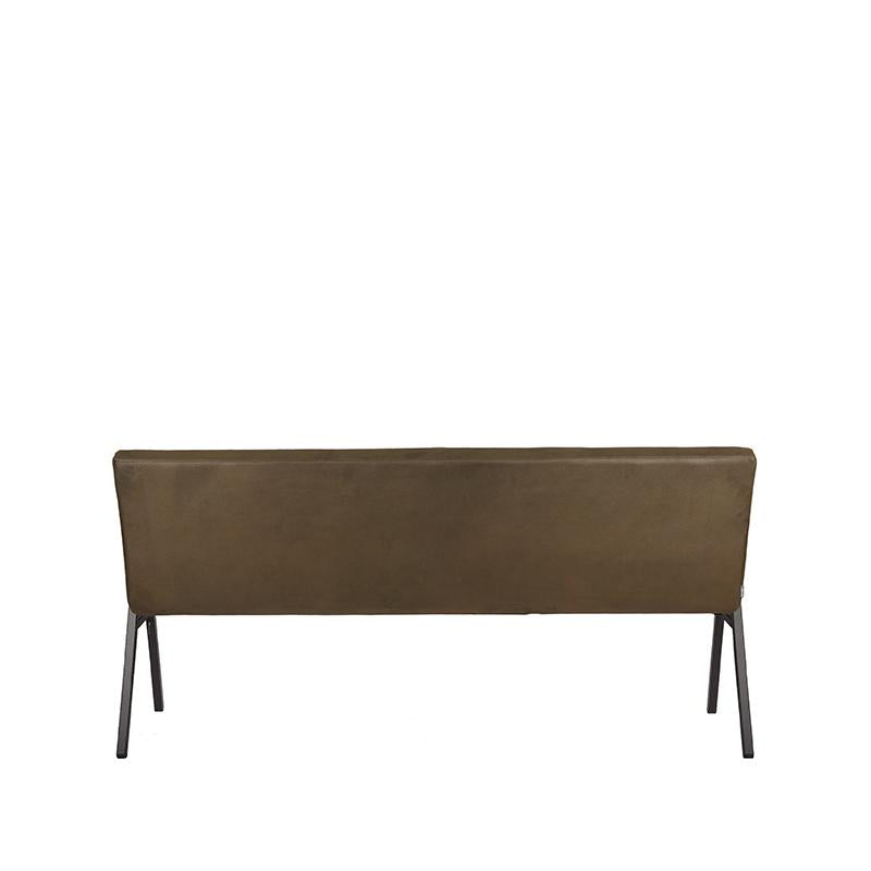 LABEL51 Eetkamerbank Matz - Army green - Microfiber - 175 cm van LABEL51 - laagste prijs offerte van PureWonen