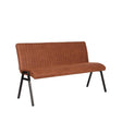 LABEL51 Eetkamerbank Matz - Cognac - Microfiber - 145 cm van LABEL51 - laagste prijs offerte van PureWonen