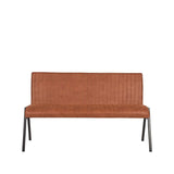 LABEL51 Eetkamerbank Matz - Cognac - Microfiber - 145 cm van LABEL51 - laagste prijs offerte van PureWonen