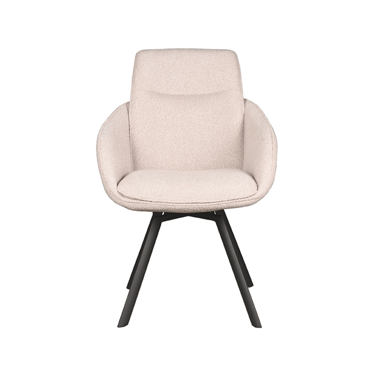 LABEL51 Eetkamerstoel Beauty - Naturel - Boucle van LABEL51 - laagste prijs offerte van PureWonen