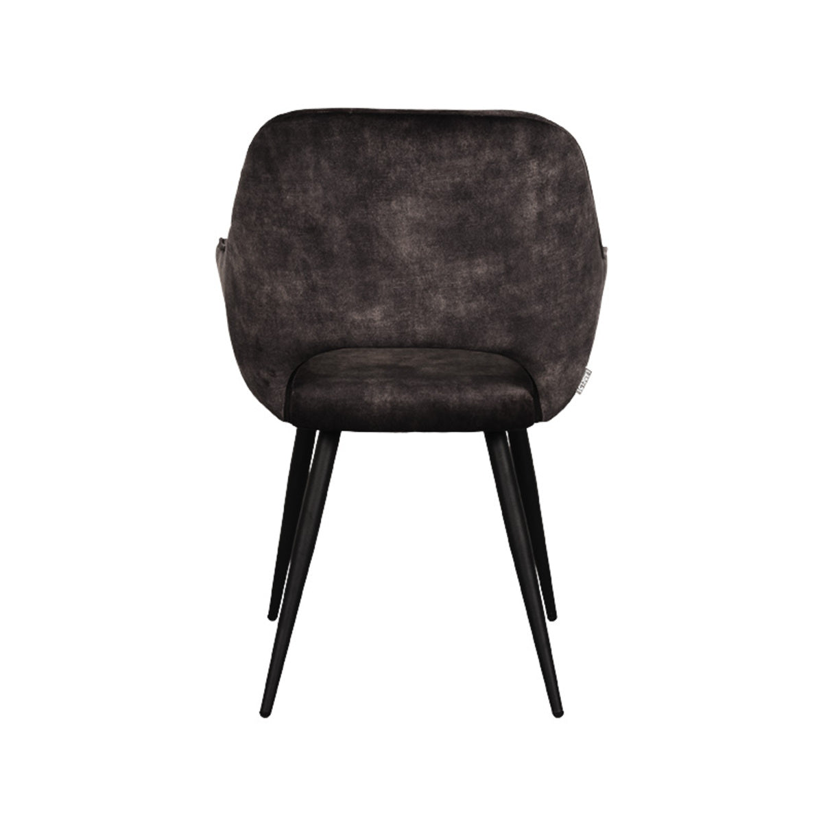 LABEL51 Eetkamerstoel Fer - Antraciet - Velours van LABEL51 – Luxe comfort op maat van PureWonen. Vraag naar de beste prijs.