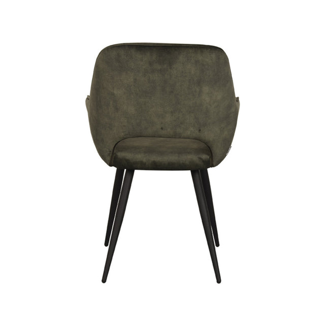 LABEL51 Eetkamerstoel Fer - Hunter - Velours van LABEL51 – Luxe comfort op maat van PureWonen. Vraag naar de beste prijs.