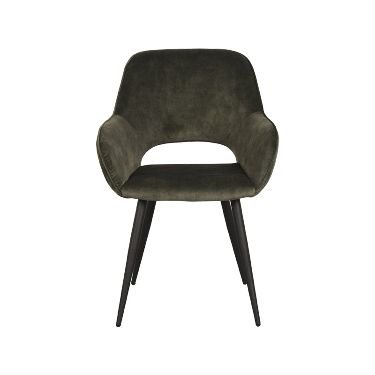 LABEL51 Eetkamerstoel Fer - Hunter - Velours van LABEL51 – Luxe comfort op maat van PureWonen. Vraag naar de beste prijs.