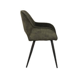 LABEL51 Eetkamerstoel Fer - Hunter - Velours van LABEL51 – Luxe comfort op maat van PureWonen. Vraag naar de beste prijs.