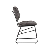 LABEL51 Eetkamerstoel Dez - Antraciet - Velours van LABEL51 – Luxe comfort op maat van PureWonen. Vraag naar de beste prijs.