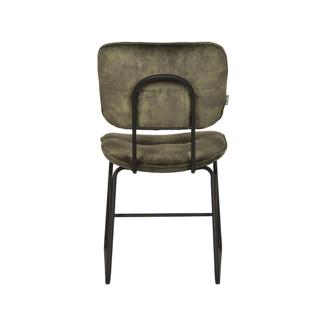 LABEL51 Eetkamerstoel Dez - Hunter - Velours van LABEL51 – Luxe comfort op maat van PureWonen. Vraag naar de beste prijs.
